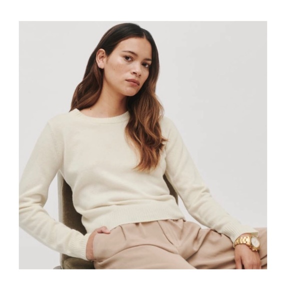 Reformation Sweaters - Reformation cashmere sweater warm white size M